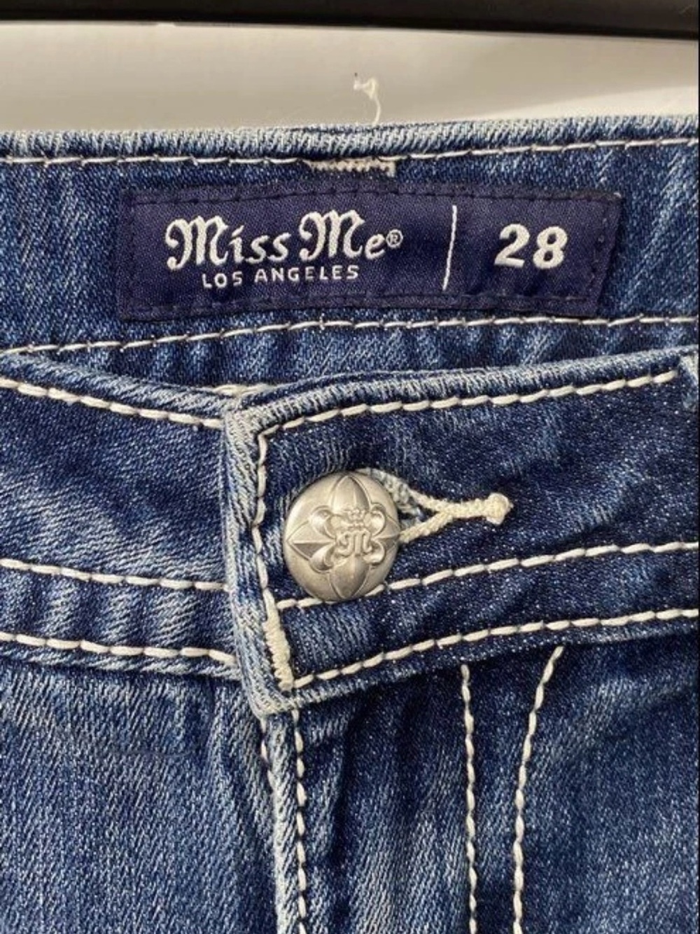 Miss Me Women's Boot Cut Jeans - Blue - Picture 6 of 10